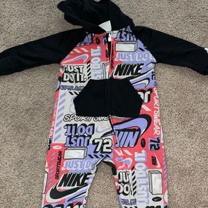 Nike one piece jumpsuit with hood